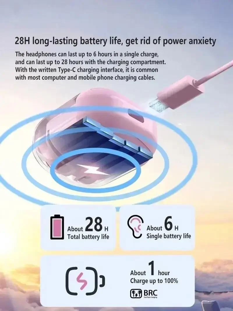 AIR31 TWS Headphones 5.3 Wireless Earphones Bluetooth Headset Noise Cancelling HD HiFi Stereo Earbuds For Huawei Xiaomi iPhone