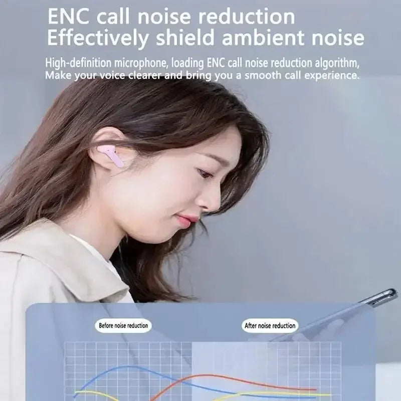 AIR31 TWS Headphones 5.3 Wireless Earphones Bluetooth Headset Noise Cancelling HD HiFi Stereo Earbuds For Huawei Xiaomi iPhone